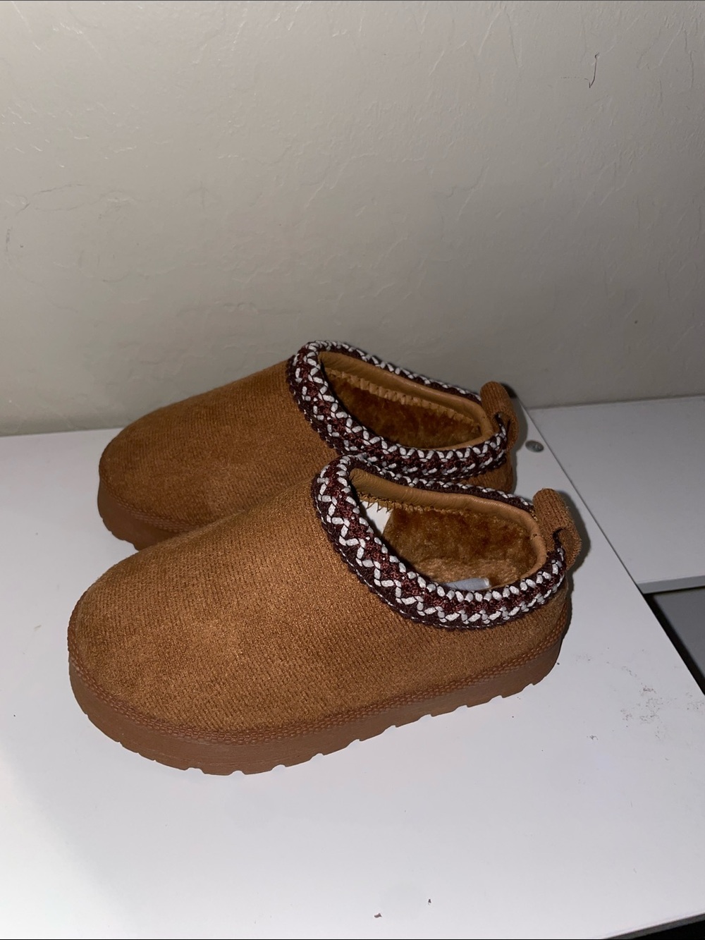 Toddler Cozy Slip-On Clog in Chestnut Brown